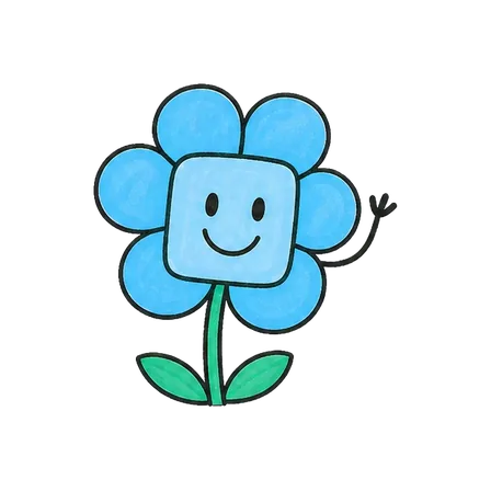 Die blaue Blume winkt