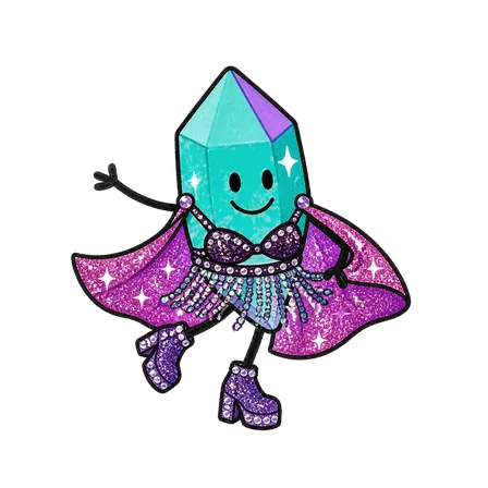 Prisma im Look Glitter Glam in twirl-Pose